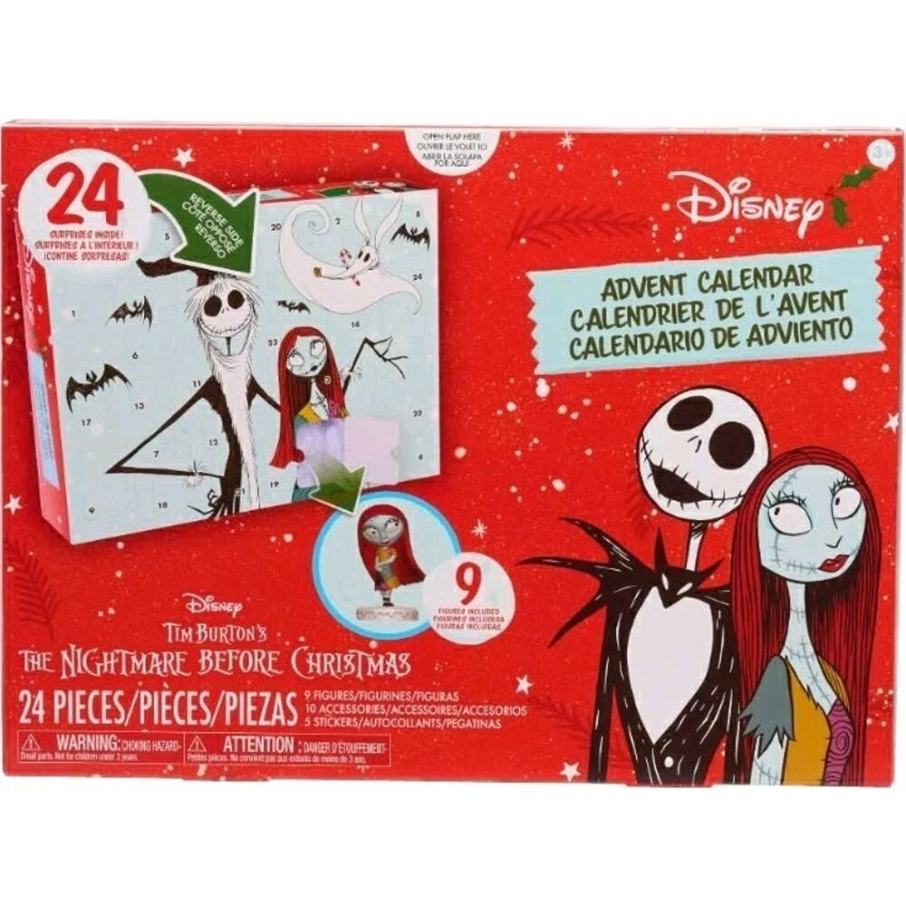NEW! The Nightmare Before Christmas 2025 Advent Calendar 24 Surprises Holiday
